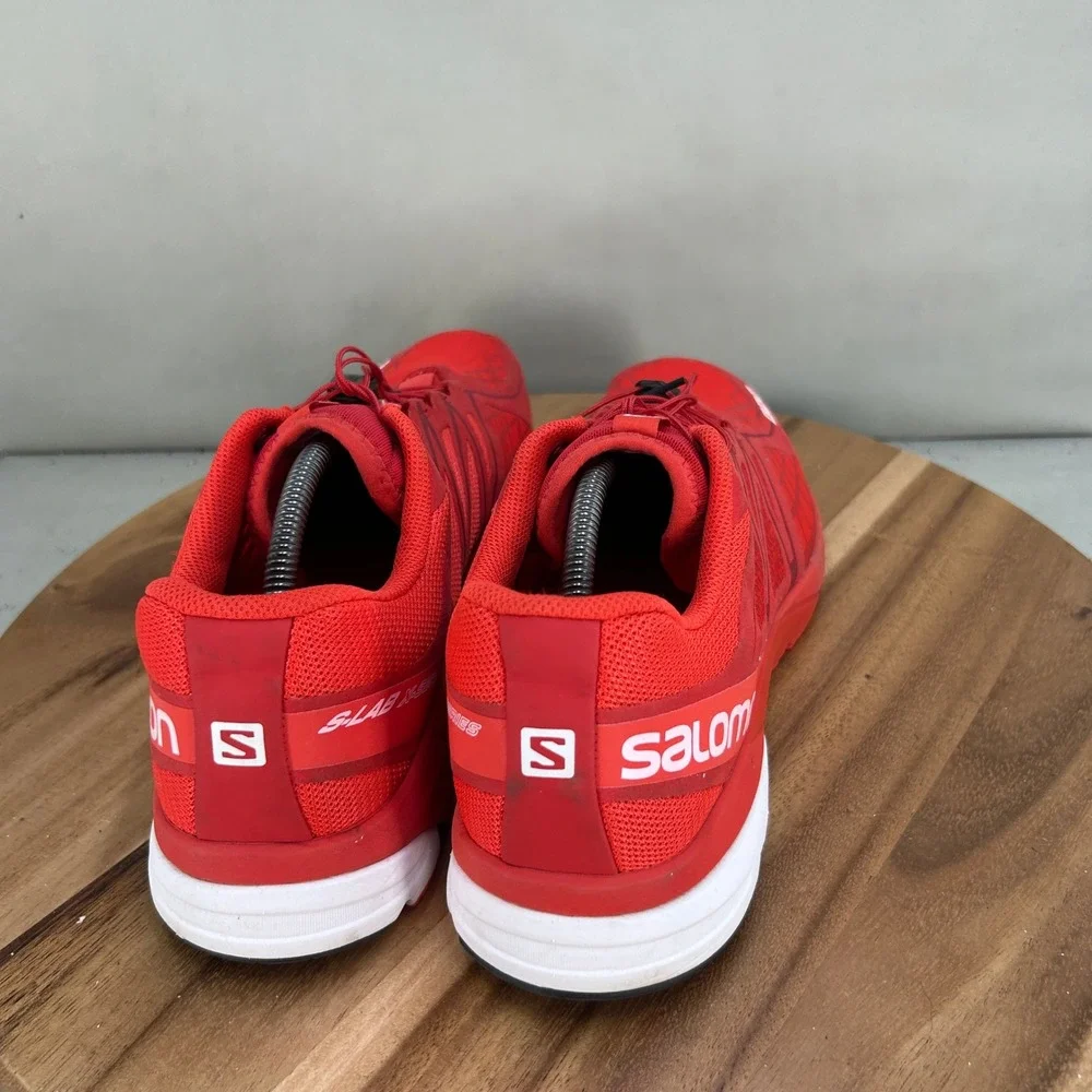 Salomon S-Lab X-Series Racing Red Running Shoes Mens Size 13